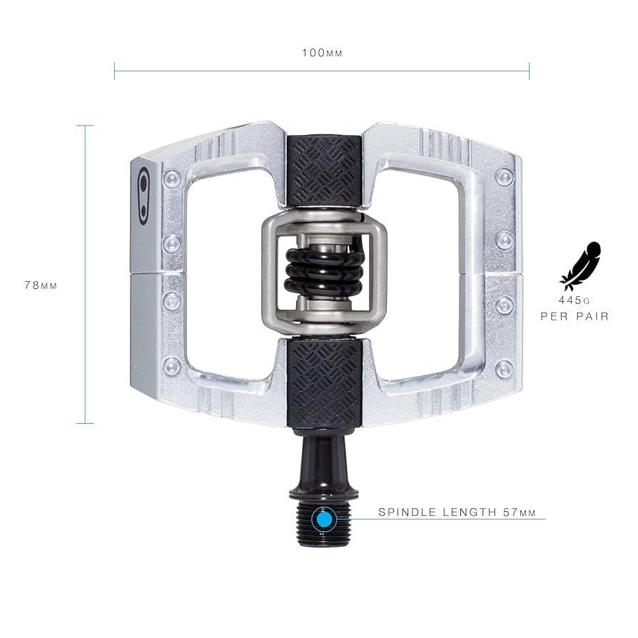 Crankbrothers Mallet DH,MTB Downhil Bike Pedal, High Polish